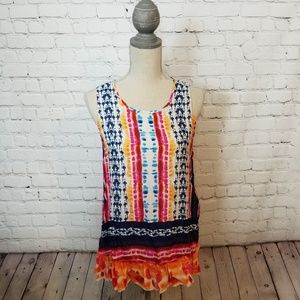 BLL New York Boho Sleeveless Top~ size small